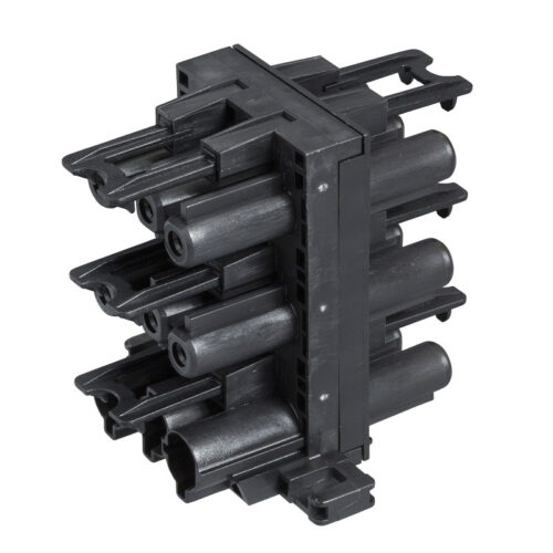 Bloc de distribution Canalis KB - 1 entrée mâle 5 sorties femelles - KBZ32DBA15 -Schneider Electric