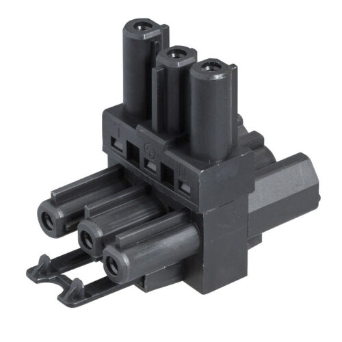 Bloc de distribution en té Canalis KB - 1 entrée mâle 2 sorties femelles - KBZ32DBA12 -Schneider Electric