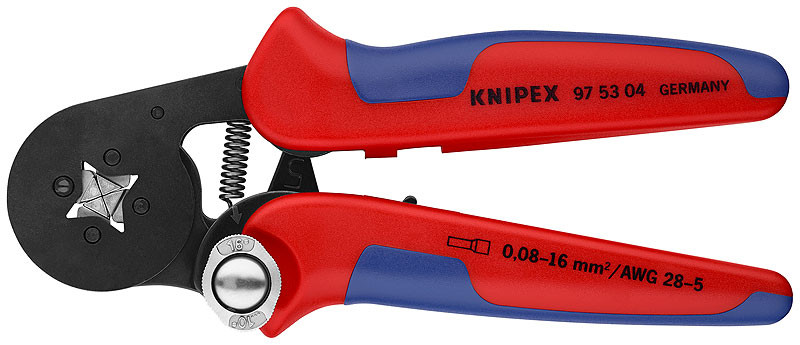 Pince à sertir auto-ajustable pour embouts de câble – 975304 – Knipex