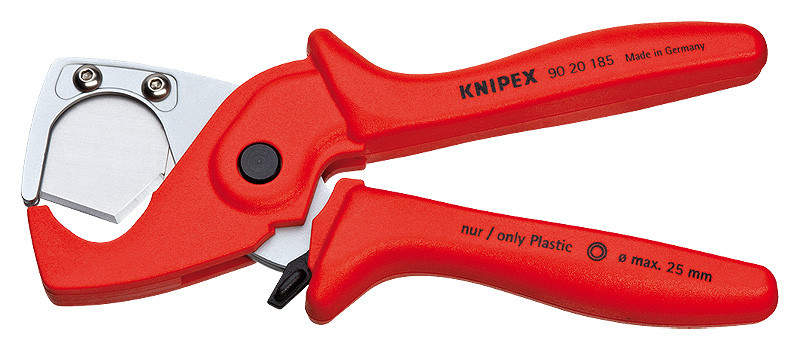 Pince coupante pour tubes flexibles et gaines de protection Plasticut -  9020185 - Knipex - Mon Habitat Electrique