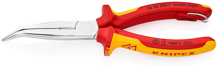 Pince demi-ronde avec tranchant - 2626200 - Knipex