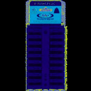Chevilles universelles D8X32 - Sachet de 80 - Uno Bleue - R-S2-UNOBLU-80 - Rawlplug