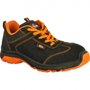 Chaussures de sécurité S1P Imola - Noir/orange - Taille 45 - IMOLA45 - Vepro