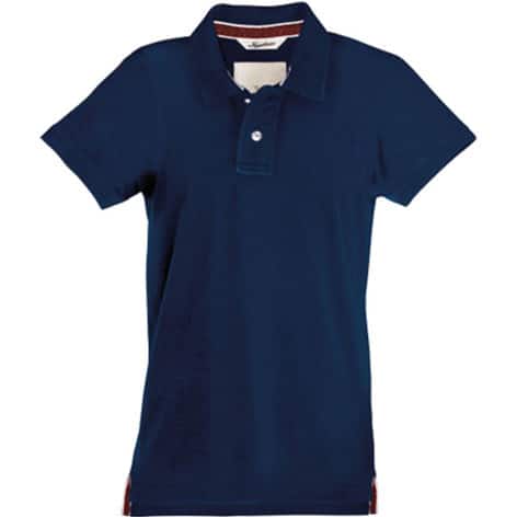 Polo Vintage Manches Courtes - Bleu - Taille M - RACERBM - Vepro