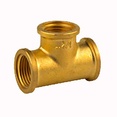 Raccord en Té en laiton - 3 axes Femelle - 1"1/4 - 130G33- Thermador