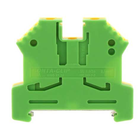 Borne de Terre de protection - SL2,5/35 - Vert/Jaune - 1056.2 - Electro Speed
