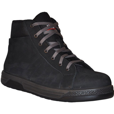 Chaussures de sécurité hautes cuir nubuc - Noire - Taille 43 - MANI43 - Vepro