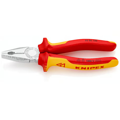 Pince universelle chromée - 0306180 - Knipex