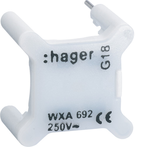 Voyant pour interrupteur Gallery 230V blanc - WXA692 - Hager