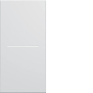 Enjoliveur interrupteur à voyant gallery 1 module - Blanc pure - WXD011B - Hager