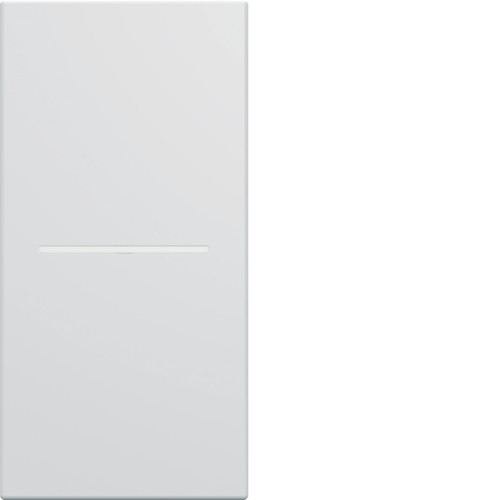 Enjoliveur interrupteur à voyant gallery 1 module - Blanc pure - WXD011B - Hager