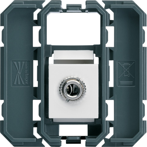 Prise jack audio keystone Gallery - 2 modules - WXF622 - Hager