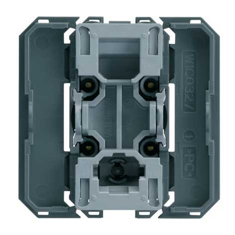 Interrupteur va&vient BP avec neutre - 2 modules - Gallery - WXF003 - Hager