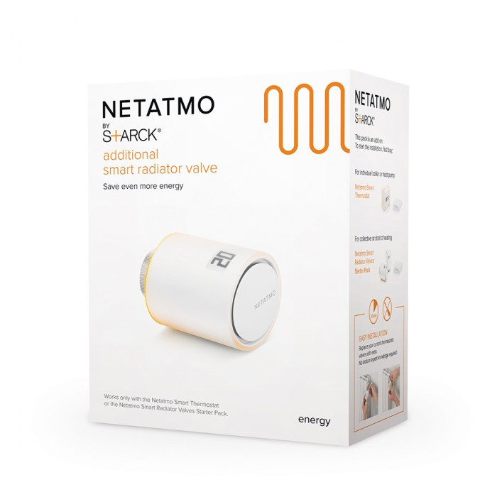 Tête Thermostatique Connectée et Intelligente additionnelle NETATMO