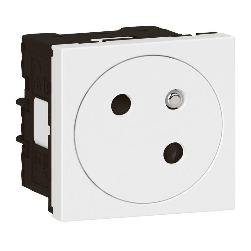 Prise de courant 2P+T Surface Mosaic Link - Blanc - 077145L - Legrand