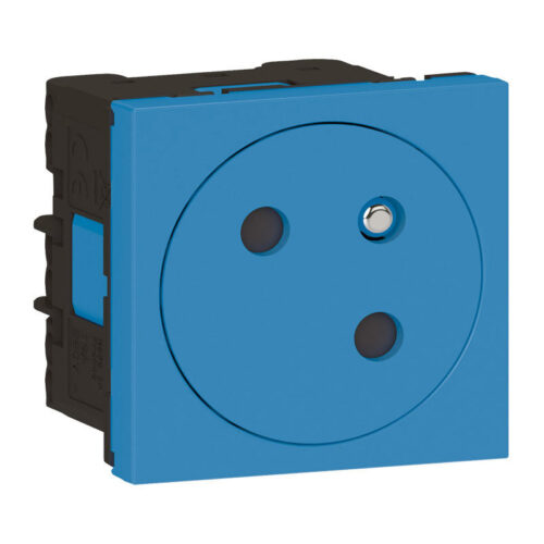 Prise de courant 2P+T Surface Mosaic Link - Bleu - 077191L - Legrand