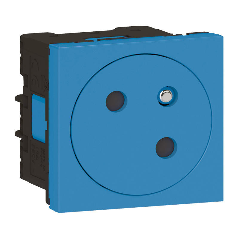 Prise de courant 2P+T Surface Mosaic Link - Bleu - 077191L - Legrand
