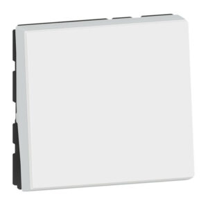 Interrupteur ou va-et-vient 10AX 250V~ Easy-Led Mosaic - 2 modules - Blanc - 077011L - Legrand