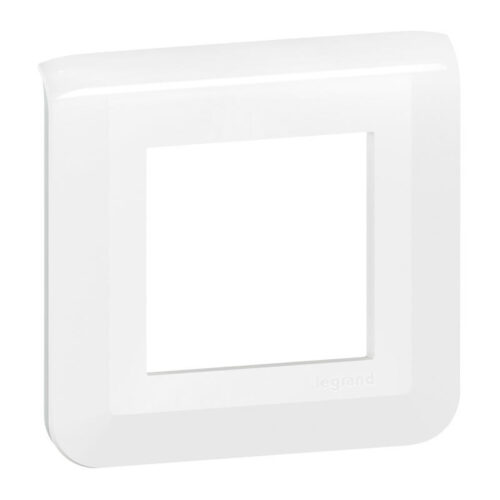 Plaque de finition 2 modules Mosaic - Blanc - 078802L - Legrand