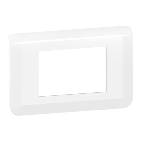 Plaque de finition 3 modules Mosaic - Blanc - 078803L - Legrand