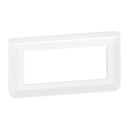 Plaque de finition horizontale 5 modules Mosaic - Blanc - 078815L - Legrand