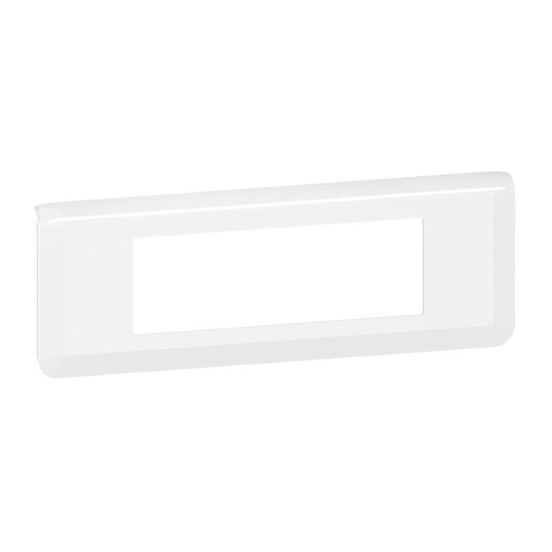 Plaque de finition 6 modules horizontal – Mosaic – Blanc – 078816 – Legrand