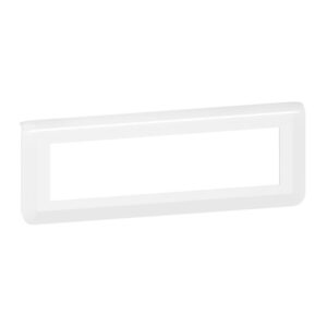 Plaque de finition horizontale 8 modules Mosaic - Blanc - 078818L - Legrand