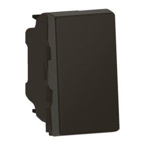 Poussoir ou poussoir inverseur 6A 250V~ Easy-Led Mosaic - 1 module - Noir mat - 079130L - Legrand