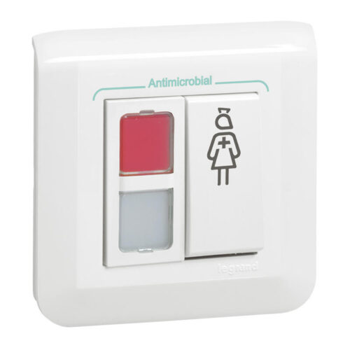 Bloc de porte appel infirmière Mosaic - Blanc - 078204L - Legrand
