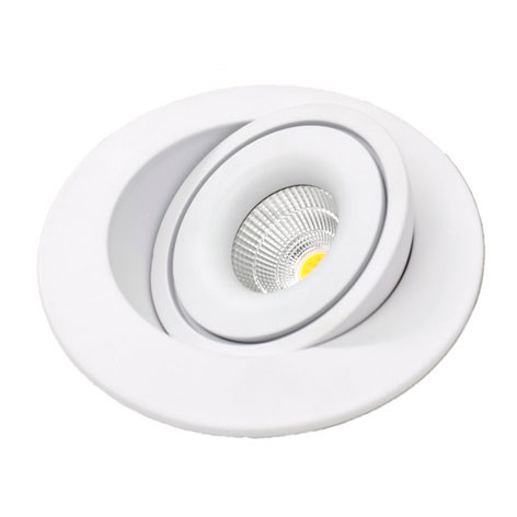 Spot Led tecno connecté - fixe - Blanc - Asled