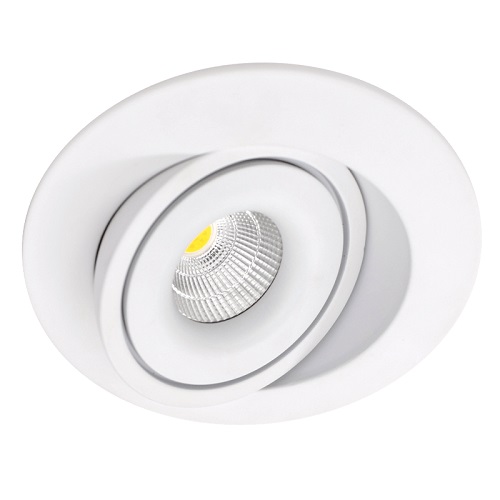 Spot LED Swing connecté - orientable - recouvrable 7W bbc - blanc -  SWI7WZIG - Asled - Mon Habitat Electrique