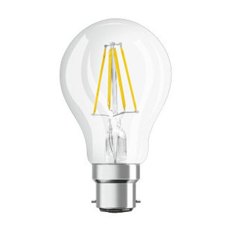 Ampoule filament LED Retrofit - Classic 7-60W - 2700K - B22 - 808430 - Osram