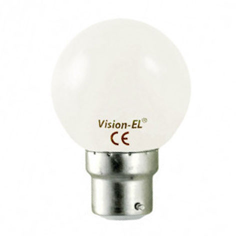 Ampoule LED - 1W 95lm - 3000K- Blanc Chaud - B22 - 7641 -Vision EL