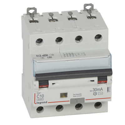 Disjoncteur Différentiel DX3 6000 - 10 KA - 40A courbe C Vis/Vis- 411185 - Legrand