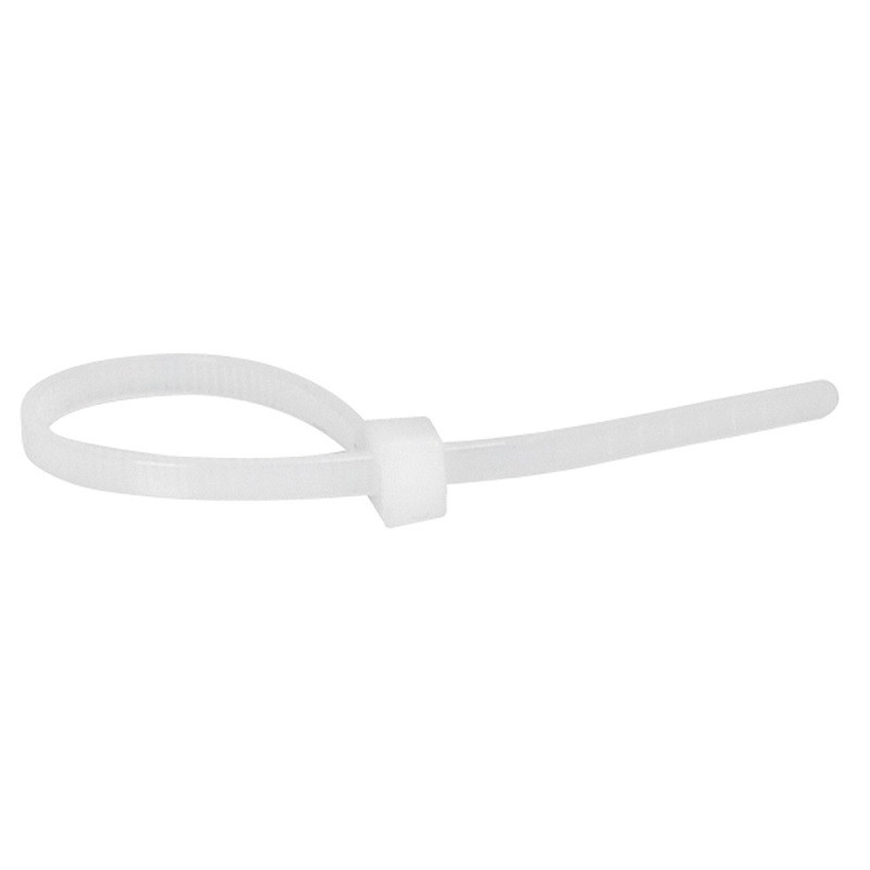 Boîte de 100 colliers Colring blanc à denture intérieure – 2.4 x 140 mm – 032031 – Legrand