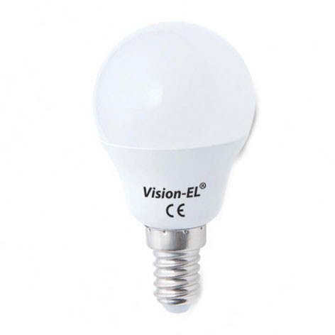 Ampoule Led sphérique - Dimmable - 6W - 3000K- E14 - 74835 -Vision EL