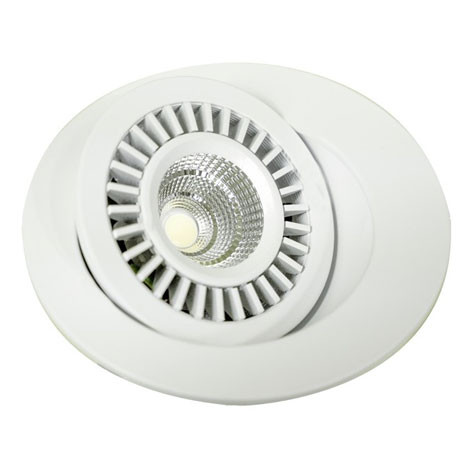 Spot Led Disco connecté - orientable - recouvrable 7W bbc - blanc - 7WDL60WZIG - Asled