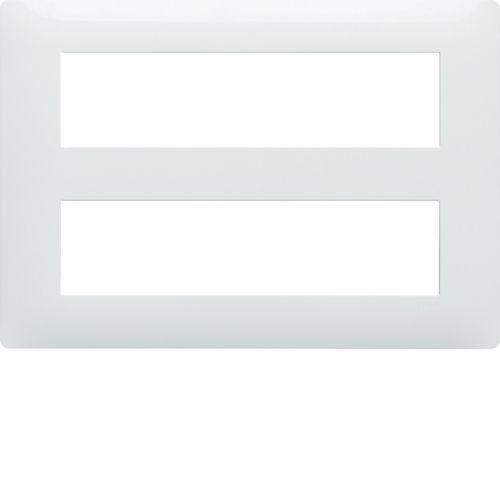 Plaque de finition 16 modules- Essensya - Blanc - WE416 - Hager