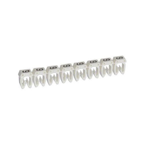 Système de repérage CAB 3 - pour filerie de 4 à 6 mm2 - Chiffre 9 - Blanc - 038239 - Legrand