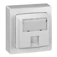 Prise RJ45 catégorie5e UTP saillie complet – Blanc – 086059 – Legrand