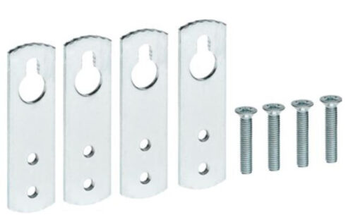 Jeu 4 Pattes de fixation murale - pour coffrets Vega D en saillie - FD00F2 - Hager