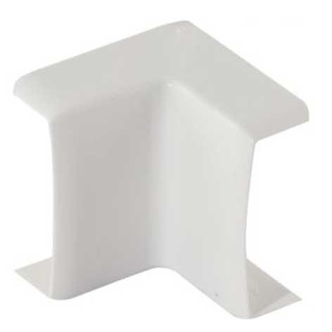 Angle intérieur Keva pour goulotte - 32 x 12 mm - 40 pièces - Blanc - 11522 - Planet Wattohm