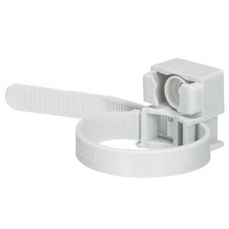 Collier à embase pour Tube IRL Ø 16 à 32 mm - Boite de 100 - Gris - 031900 - Legrand