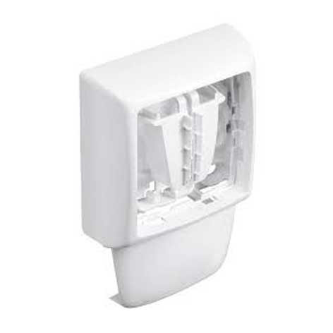 Cadre Simple pour appareillage en saillie - 15 mm - 10 Pièces - pour moulures Keva - 1 poste - 11831 - Planet Wattohm