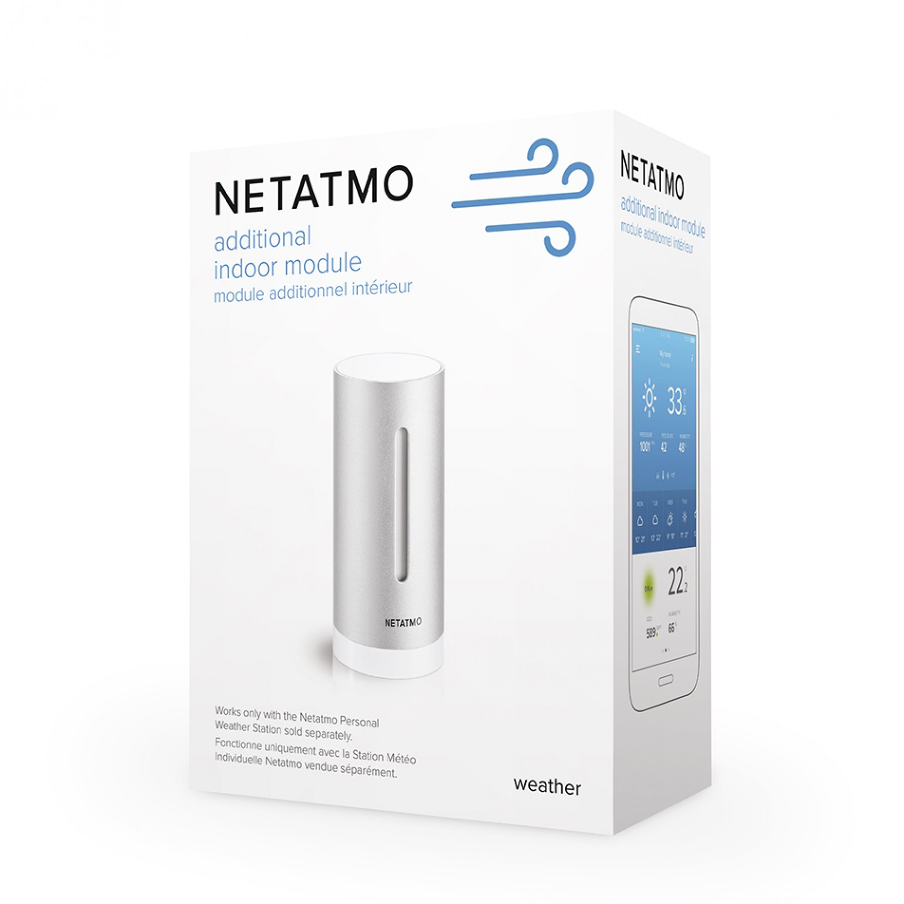 Module intérieur, NIM01-WW, Netatmo