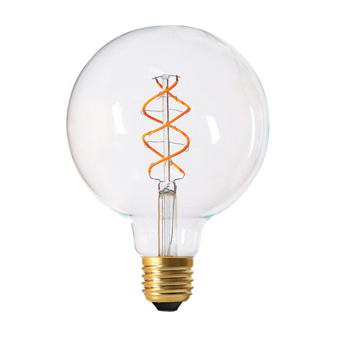 Ampoule Led filament globe Twisted - G125 - 5W - 2200K - culot E27 - 716621 - Girard Sudron