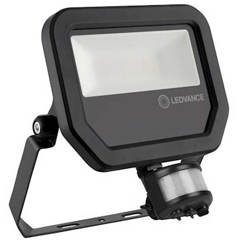 Projecteur Floodlight Sensor - avec détecteur - Noir - 20W - 4000K - 2400lm - IP65 100° - 460959 - Ledvance