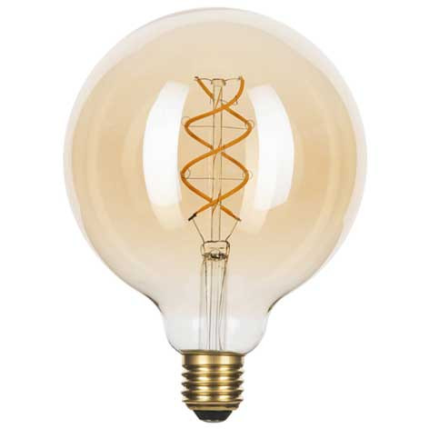 Ampoule Led Filament G125 - Or- E27 - 260lm - 2000K - 5W - 144340 - Bailey