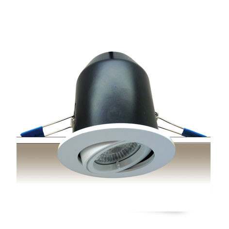 Spot TRITON MBA-IP20 pour LED GU10 Blanc - 144901 - Conforme NF DTU 45.11 - Aérospot