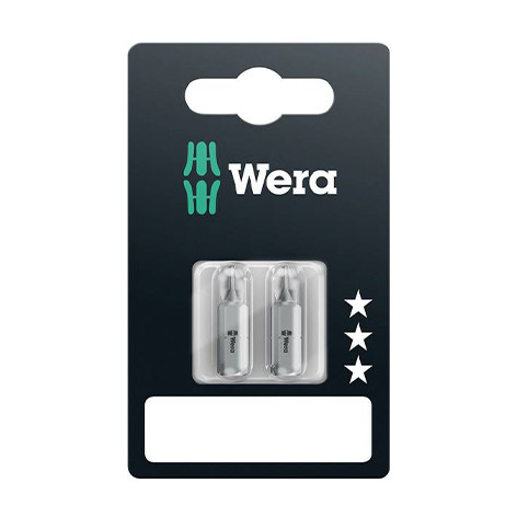 Pack 2 Embouts cruciformes Z SB pour porte embout 6.3 - PH 1x25 - 05073304001 - Wera